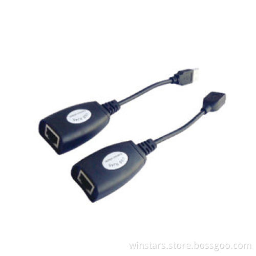 USB Extension Adapters, Over Ethernet Up to 30 Meters, Using Inexpensive Patch Cables